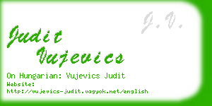 judit vujevics business card